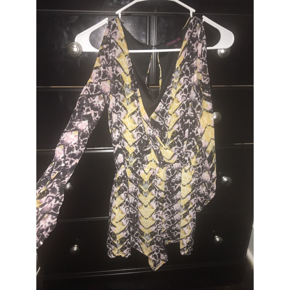 Macy's Multi Color Romper, Worn Once - image 1