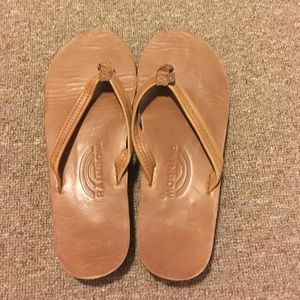 Brown leather rainbows