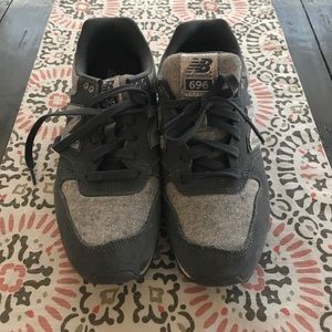 New balance 696 blue and silver