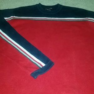 Large Aero Red White Blue Sweater