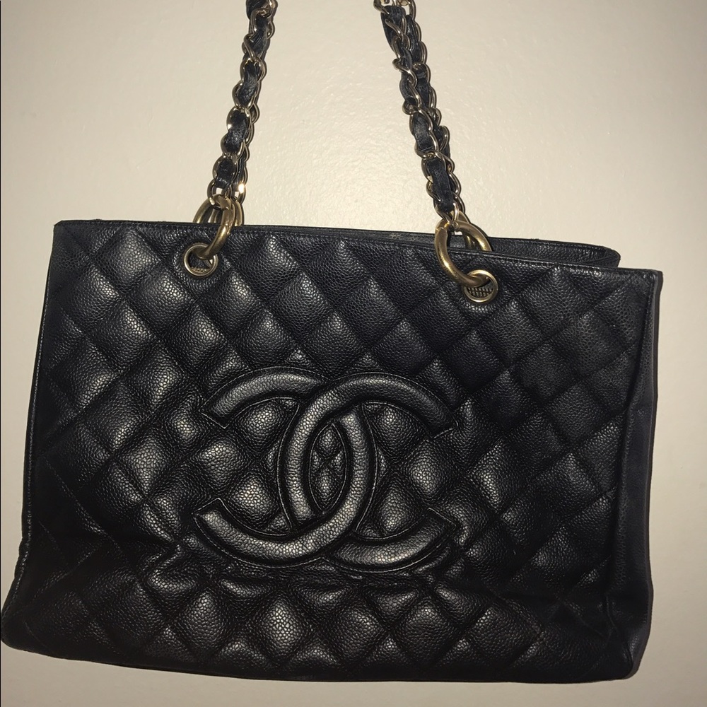 Black channel bag