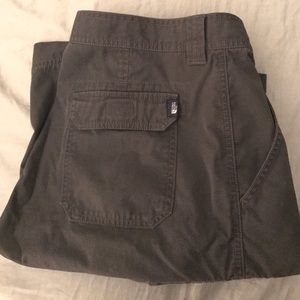 North Face dark grey cargo shorts