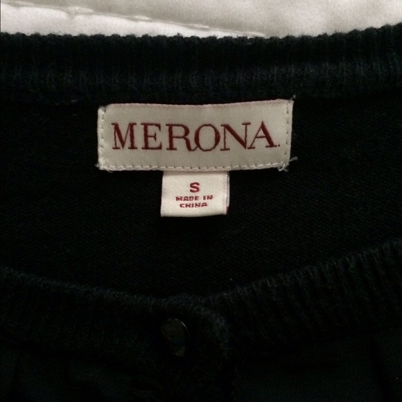 Black Chiffon Ruffle Cardigan | Small - Picture 3 of 4