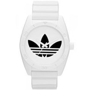 Adidas White and Black Unisex Watch. Like new! :)