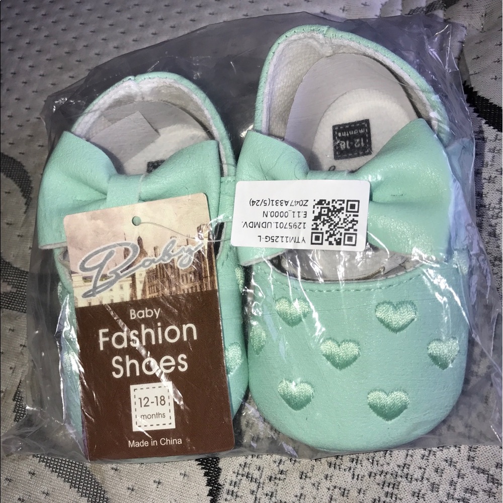 Princess Heart-Shaped Big Bow Prewalkers