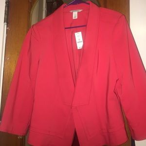 Coral/pink Stretchy Blazer