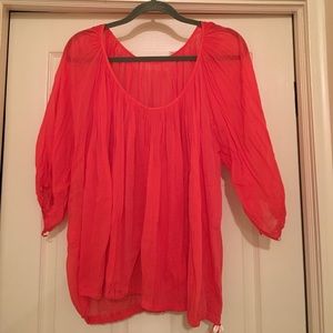 Lightweight gauzy shirt