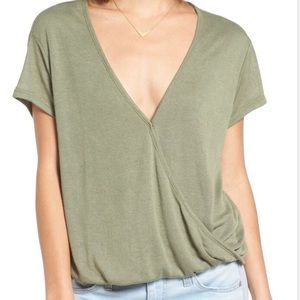 NWT. Free People Wrap Front Top