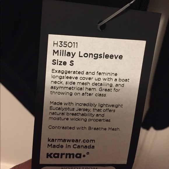 Karma Millay Long sleeve Cover Up - Picture 4 of 4