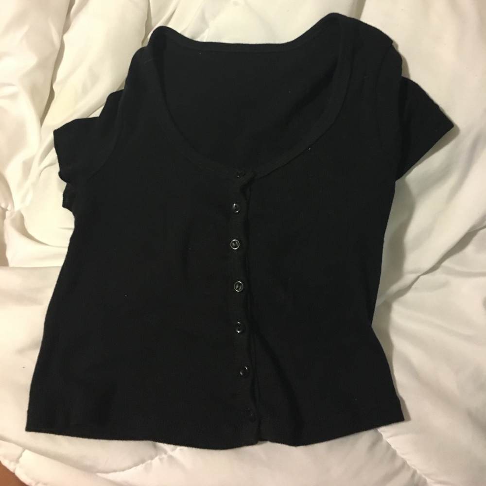 American apparel basic crop top