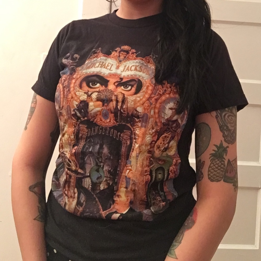 Urban Outfitters Michael Jackson Dangerous tshirt