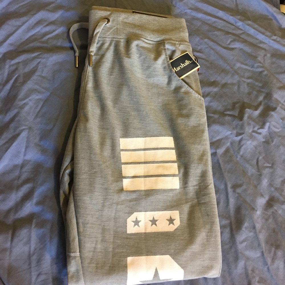 Ladies Grey Sweat pants/Work out pants NWT