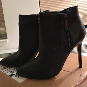 Black Ivanka Trump ankle boot
