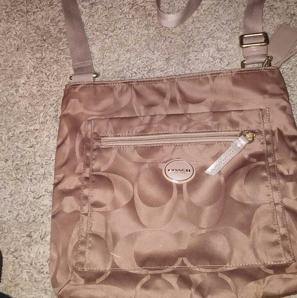 Coach cross body satchel