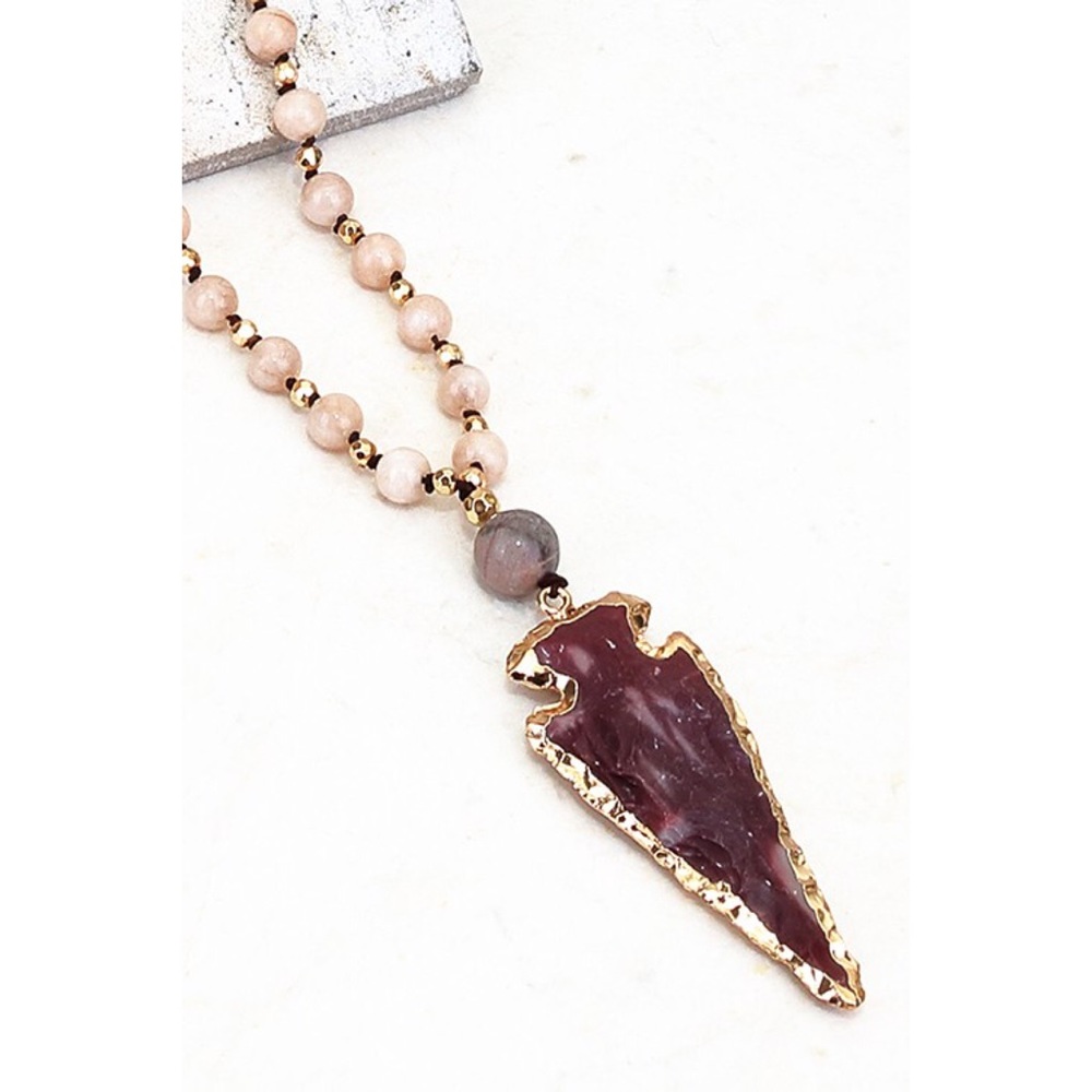 Just In- Arrowhead Necklace, Bohemian Necklace_4