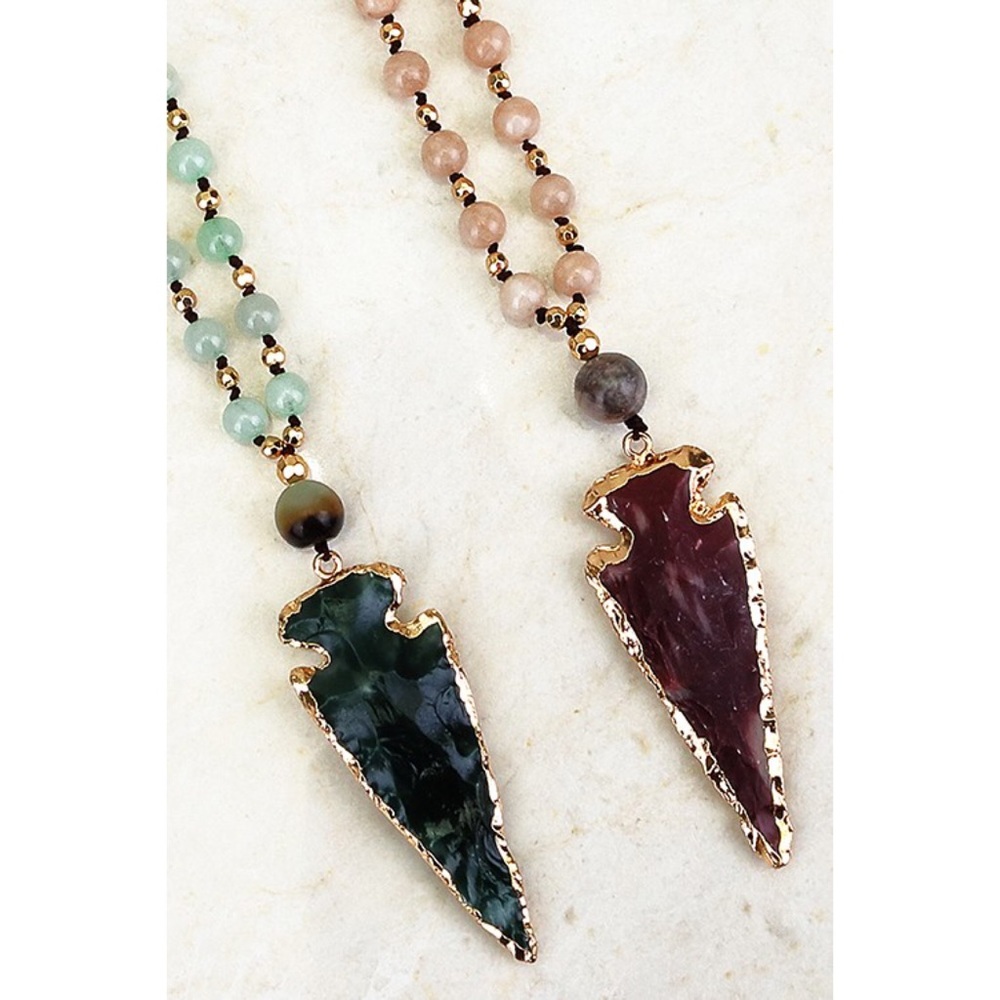 Just In- Arrowhead Necklace, Bohemian Necklace_3