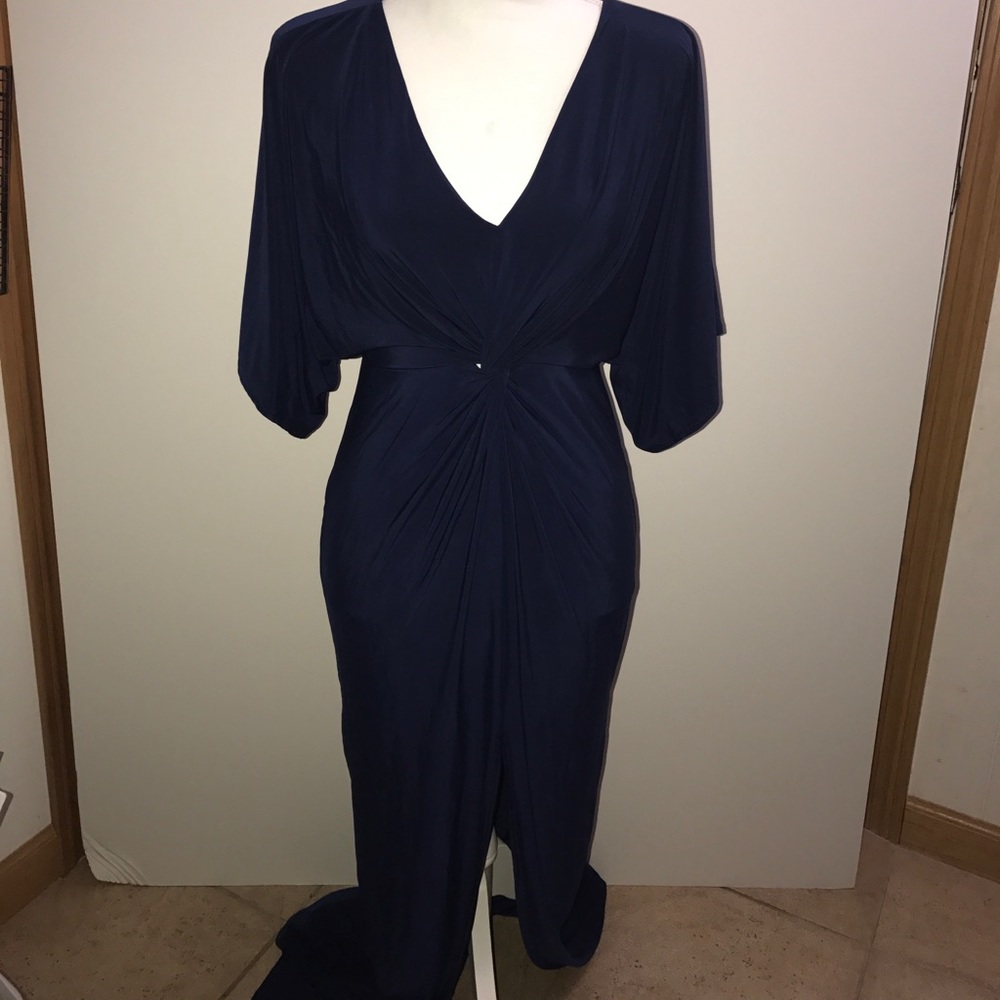 Navy blue maxi dress - Picture 3 of 6