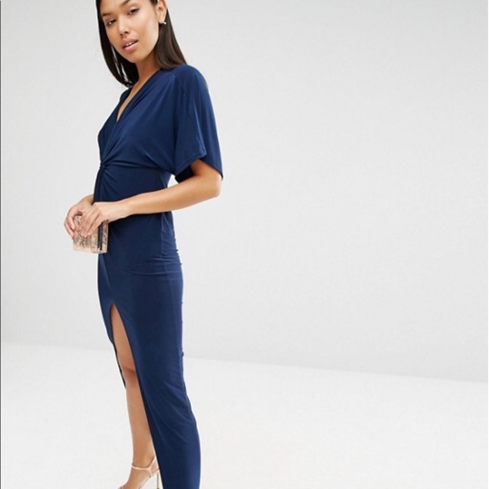 Navy blue maxi dress - Picture 6 of 6