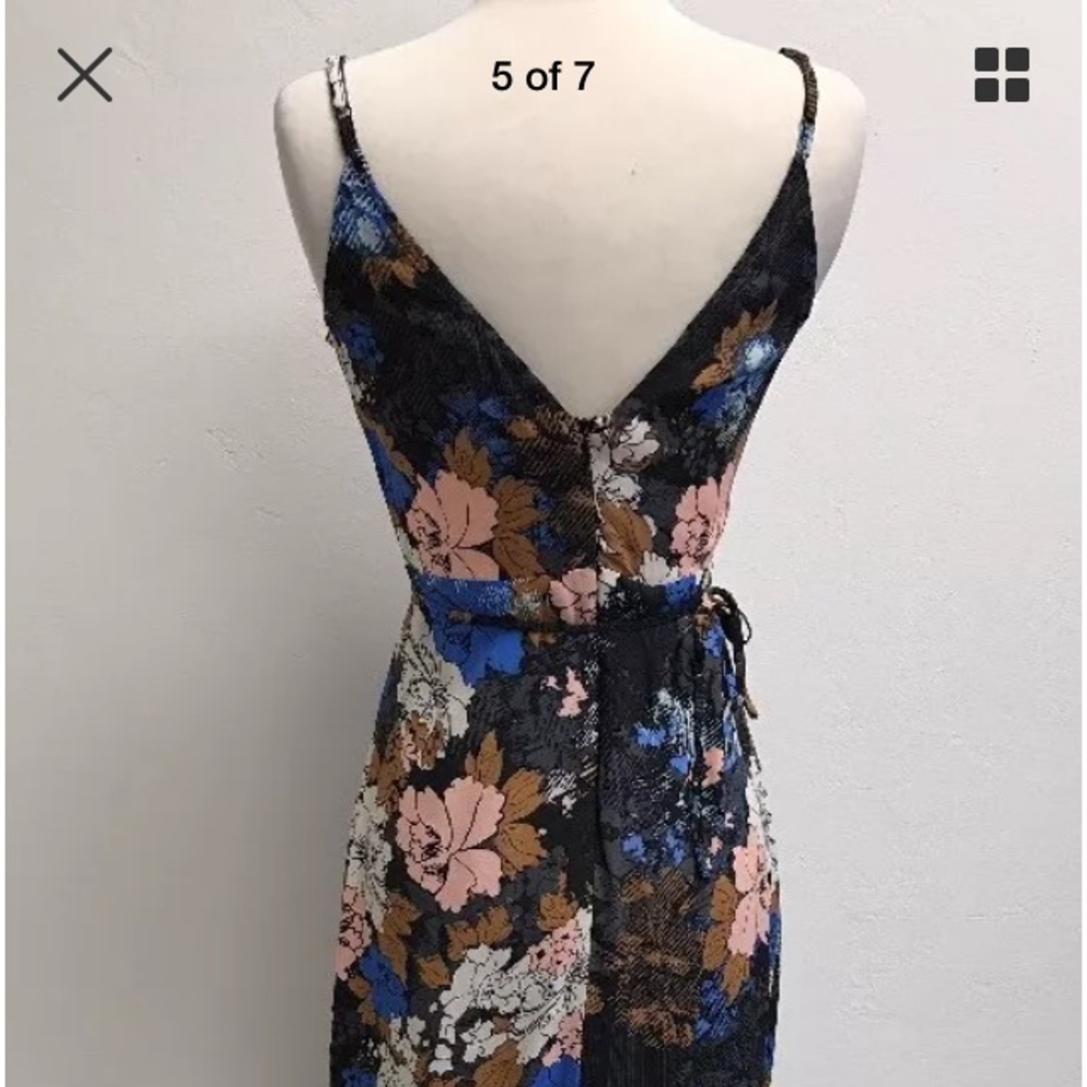 Anthropologie Hi-Low Floral Dress Small - Picture 3 of 6