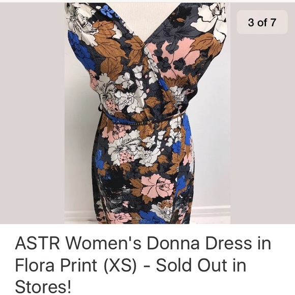 Anthropologie Hi-Low Floral Dress Small - Picture 4 of 6