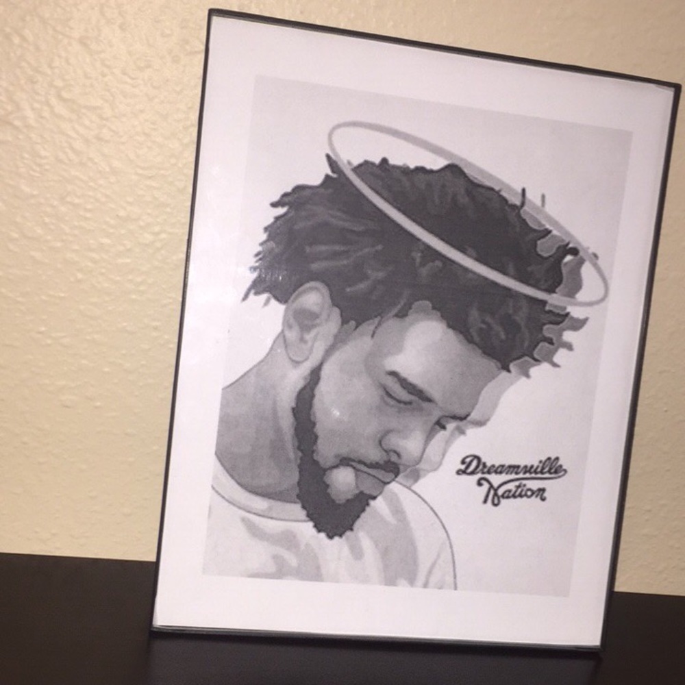 ‼️‼️ SALE ‼️‼️J Cole framed poster.