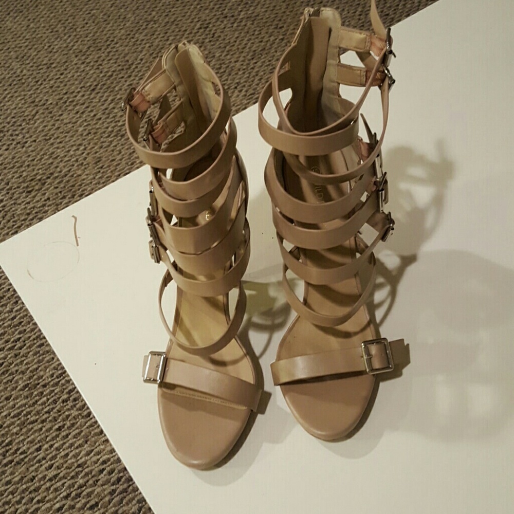 Nude Heels Size 10