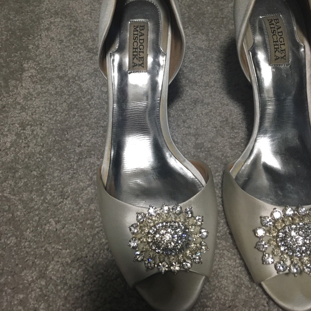 Wedding shoes Badgley Mischka