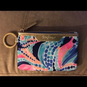 BNWT Lilly Pulitzer Pocket Key Chain