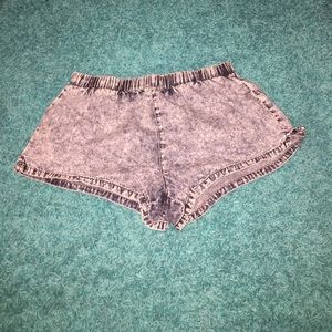 Jean elastic shorts