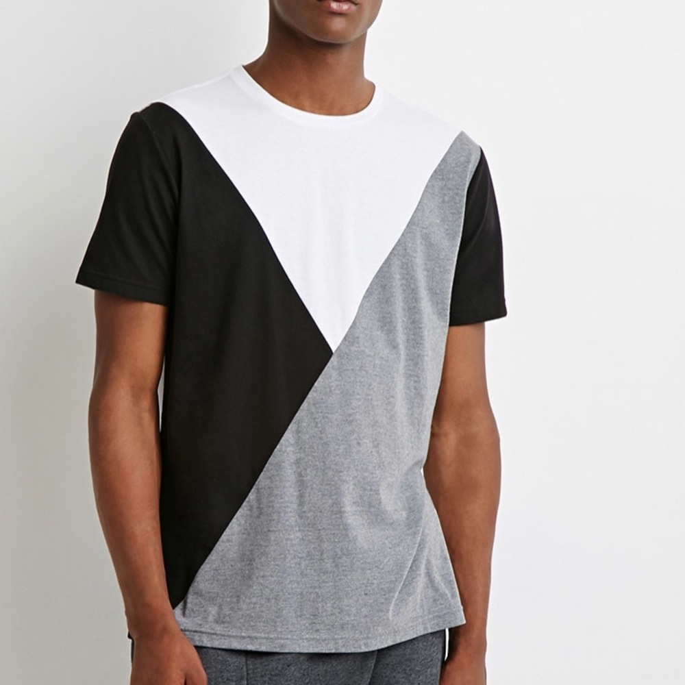 Black white and gray shirt