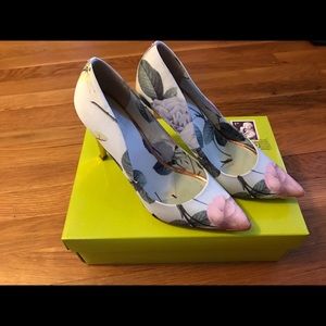 Ted Baker floral pumps