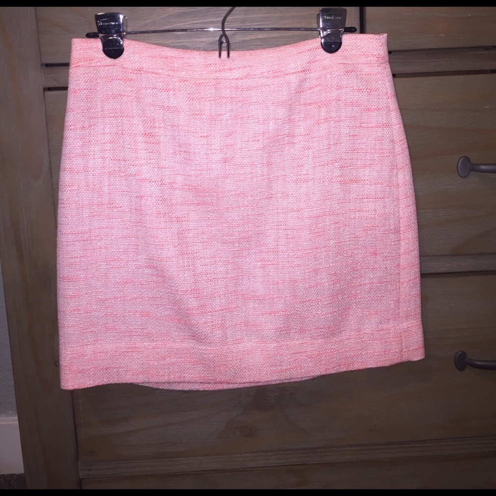 jcrew pink shimmer skirt