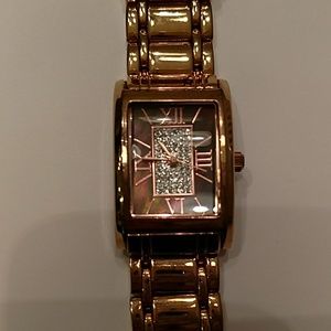 Jessica Simpson Rose Gold Watch
