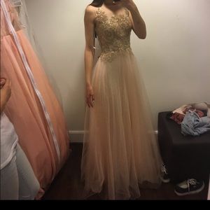 Long, formal prom dress