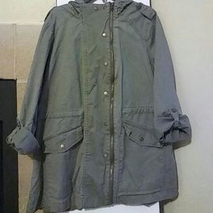 Army green light weight jacket