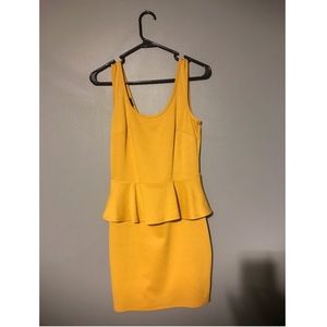 Mustard Dress by 2B Bebe