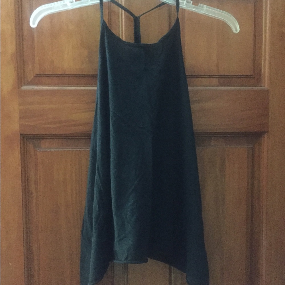Hollister black spaghetti strap top size Medium