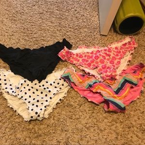 Victoria's Secret Swim Ruffle Bikini Bottoms