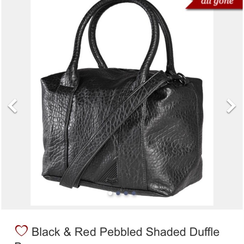 Brand new, black and red duffle, brand -Fox