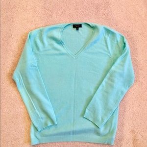 Teal Cashmere Charter club sweater