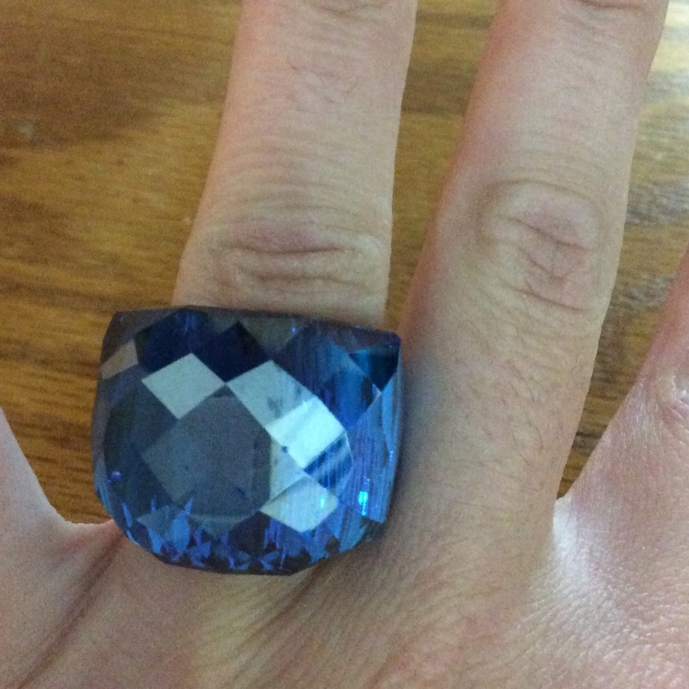 Blue Nirvana Swarovski Crystal Ring