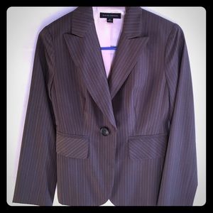 Beautiful pin striped suit jacket.