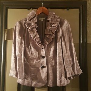 Mauve with shimmer formal blouse. Worn once