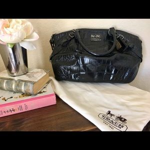 Authentic coach leather purse