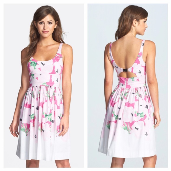 French Connection Dresses & Skirts - French Connection Holiday Poppy Flared Dress NWT