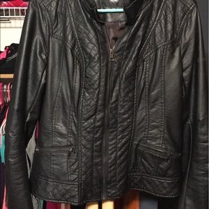Lightweight leather jacket