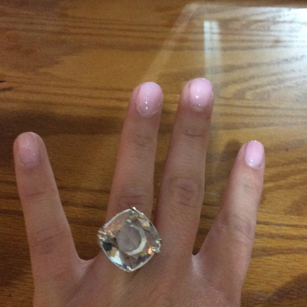 Swarovski Crystal Silver Ring - image 3