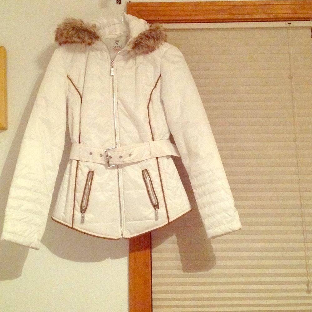 White winter jacket