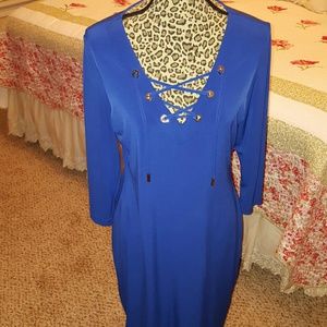 Electric Blue Calvin Klein Dress