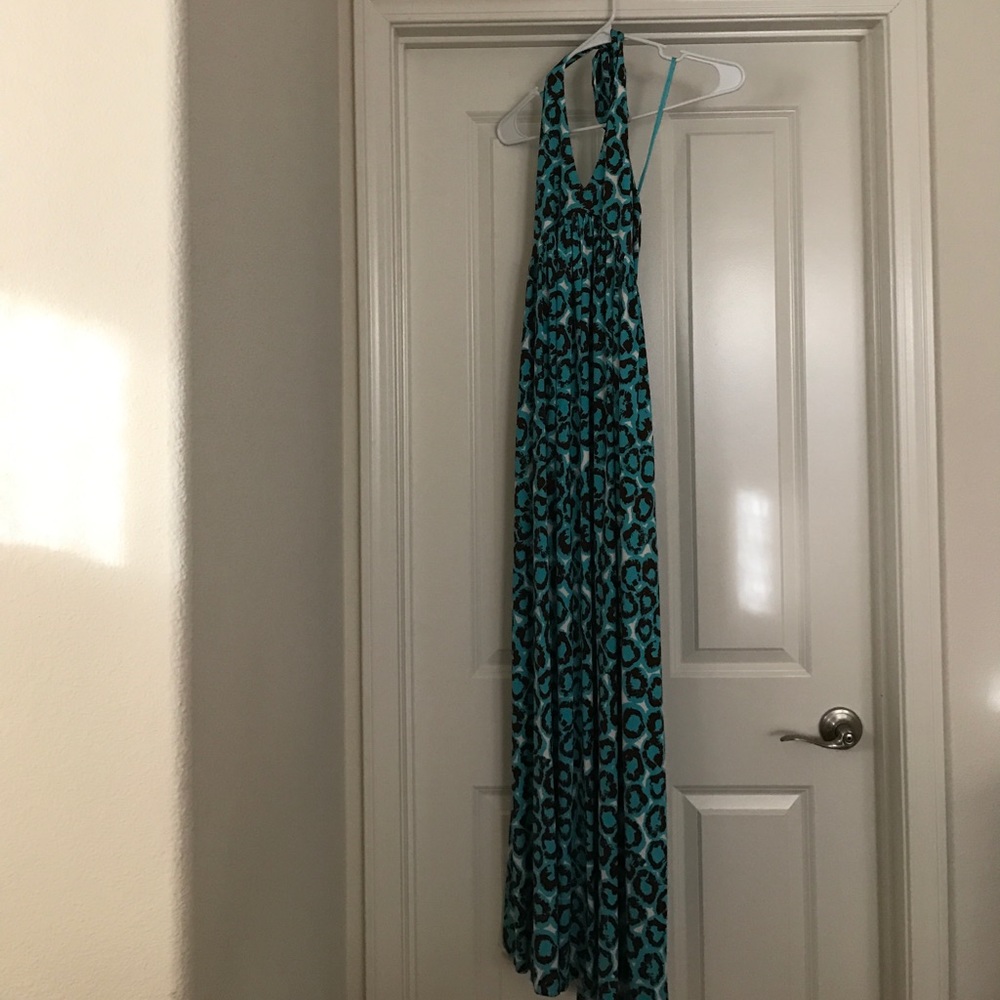 Diane von furstenberg silk blend maxi dress
